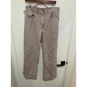 Divided Women's 5-Pocket Wide Leg Jeans, Light Gray, Size 12